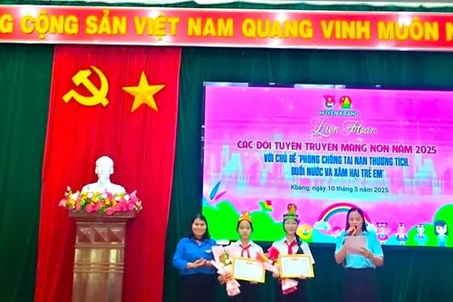 Kbang: Liên hoan các Đội tuyên truyền măng non năm 2025