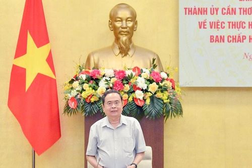 Chủ tịch Quốc hội Trần Thanh Mẫn chủ trì làm việc với Ban Thường vụ Thành ủy Cần Thơ, Tỉnh ủy Hậu Giang, Tỉnh ủy Sóc Trăng
