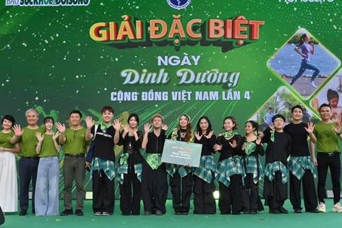 Ấn tượng với tiết mục giành giải Đặc biệt tại Ngày Dinh dưỡng cộng đồng Việt Nam lần 4