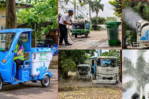 Cận cảnh xe điện 3 bánh thu gom rác sắp được thí điểm ở Hà Nội