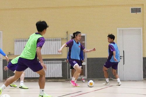 Đội tuyển Futsal nữ Việt Nam trở lại tập luyện, chuẩn bị cho trận đấu với Nhật Bản