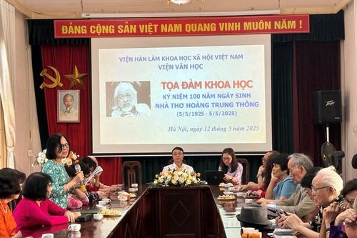 Kỷ niệm 100 năm ngày sinh nhà thơ Hoàng Trung Thông