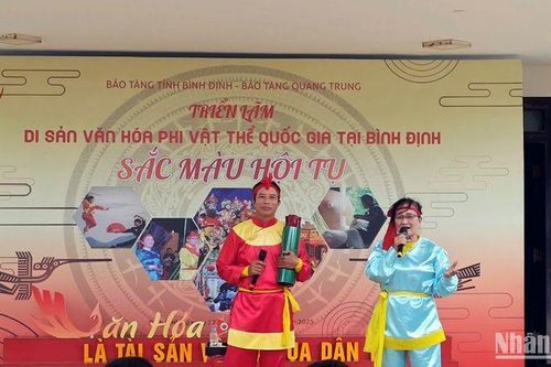 Triển lãm Di sản văn hóa phi vật thể quốc gia tại Bình Định