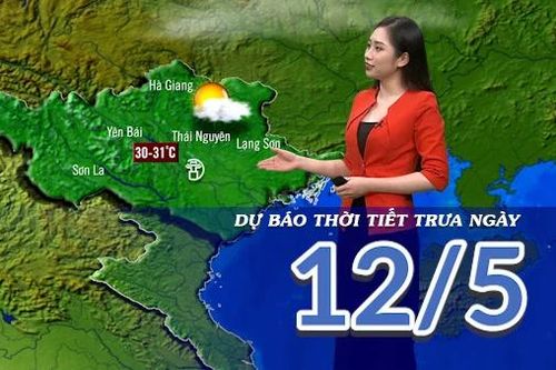 Dự báo thời tiết trưa ngày 12/5/2025: Mưa giảm, trời hửng nắng