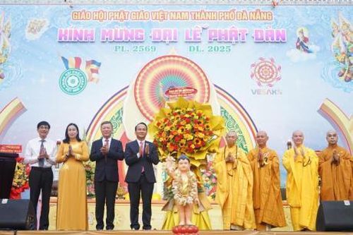 Lãnh đạo thành phố Đà Nẵng dự Đại lễ Phật đản PL. 2569 – DL. 2025