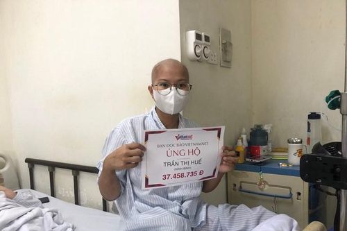 Bạn đọc ủng hộ em Trần Thị Huệ bị ung thư máu hơn 37 triệu đồng