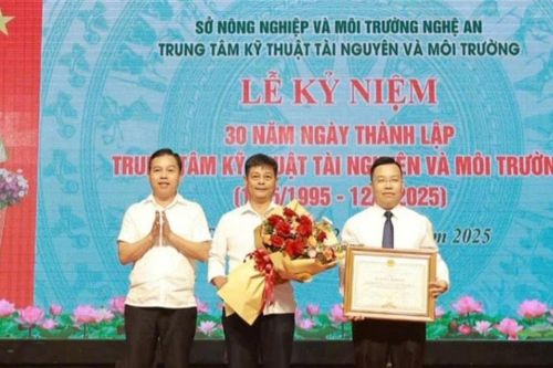 Trung tâm Kỹ thuật tài nguyên và môi trường Nghệ An kỷ niệm 30 năm thành lập