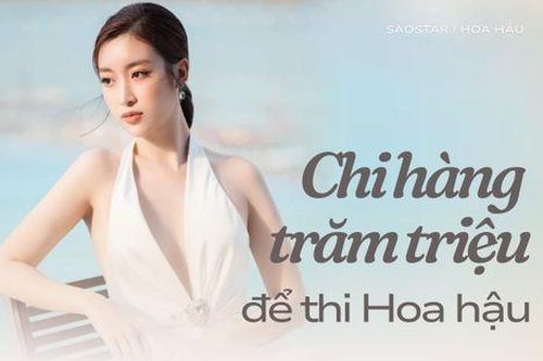 Chi hàng trăm triệu để thi hoa hậu
