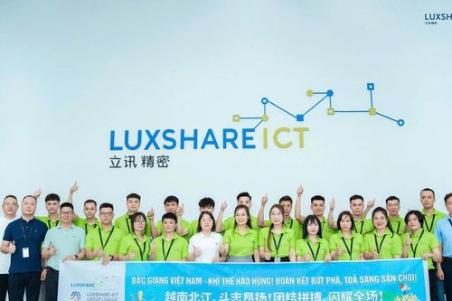 Công nhân viên của Luxshare-ICT Bắc Giang tham dự Đại hội thể thao lần thứ 6 tại Côn Sơn, Trung Quốc