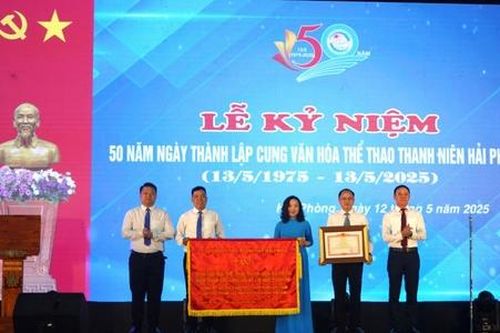 Cung Văn hóa Thể thao Thanh niên Hải Phòng kỷ niệm 50 năm ươm mầm tài năng thanh, thiếu niên
