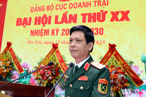 Đảng bộ Cục Doanh trại tổ chức Đại hội lần thứ XX, nhiệm kỳ 2025-2030