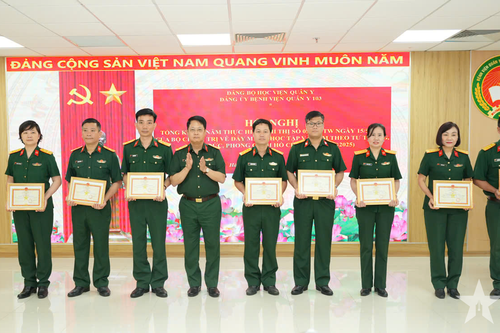 Đảng ủy Bệnh Quân y 103 Tổng kết 10 năm thực hiện Chỉ thị về đẩy mạnh học tập và làm theo tư tưởng, đạo đức, phong cách Hồ Chí Minh