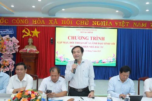 Bình Phước đối thoại doanh nghiệp, cam kết tháo gỡ vướng mắc