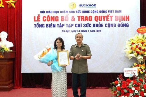 Nhà báo Chu Loan được bổ nhiệm làm Tổng Biên tập Tạp chí Sức khỏe Cộng đồng