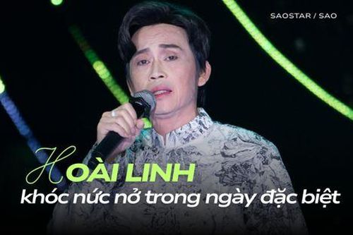 Clip Hoài Linh khóc nức nở trong ngày đặc biệt gây xôn xao