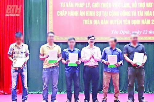 Hỗ trợ, giúp đỡ người lầm lỗi tái hòa nhập cộng đồng