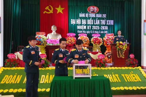Đại hội Đảng bộ Trung đoàn 292 nhiệm kỳ 2025 - 2030