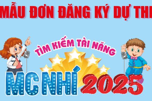Cách thức đăng ký tham gia Cuộc thi 'Tìm kiếm tài năng MC nhí 2025'
