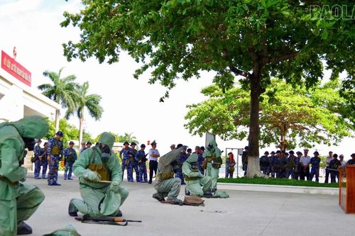 Lữ đoàn 172, Vùng 3 Hải quân tổ chức hội thao các môn quân sự