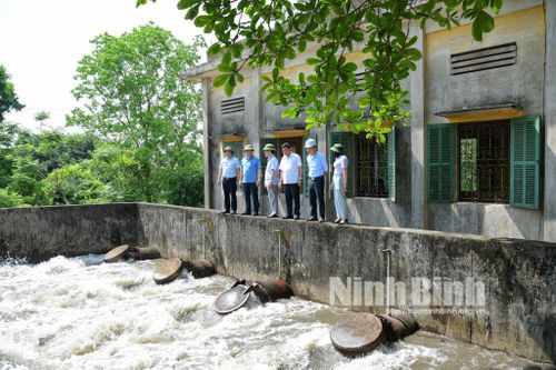 Đồng khởi các trạm bơm tiêu úng trên địa bàn huyện Yên Mô