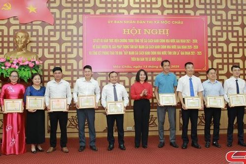 Mộc Châu đẩy mạnh công tác cải cách hành chính Nhà nước