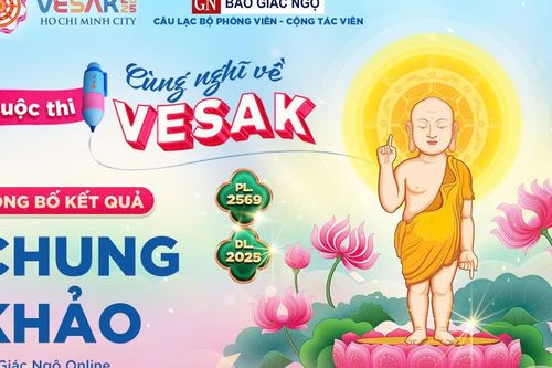 Công bố kết quả chung khảo cuộc thi Cùng nghĩ về Vesak