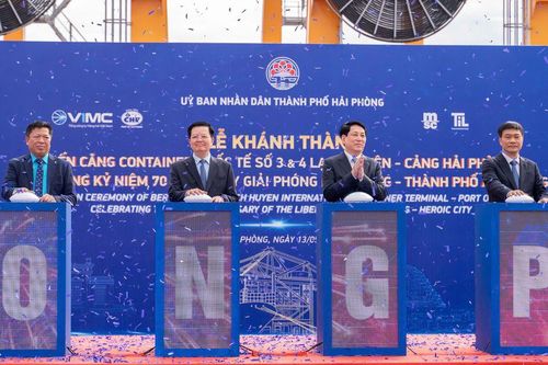 Khánh thành Bến cảng container quốc tế số 3 và 4: Dấu ấn chiến lược đưa Việt Nam vươn ra biển lớn