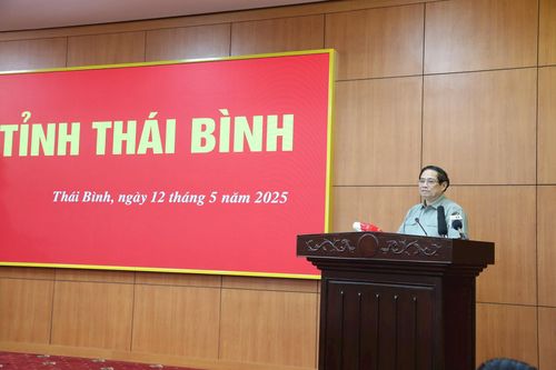 Thủ tướng Chính phủ làm việc với Ban Thường vụ Tỉnh ủy Thái Bình