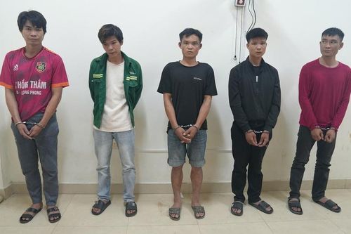 Công an Nghệ An bắt 5 đối tượng gây ra nhiều vụ cướp giật tài sản