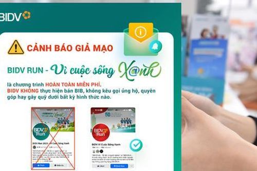 Fanpage giả BIDV xuất hiện, người dùng cần cảnh giác