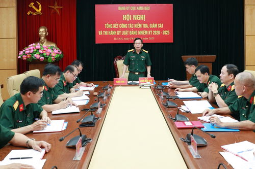 Đảng ủy Cục Xăng dầu: Công tác kiểm tra, giám sát được tiến hành thường xuyên, đạt kết quả thực chất