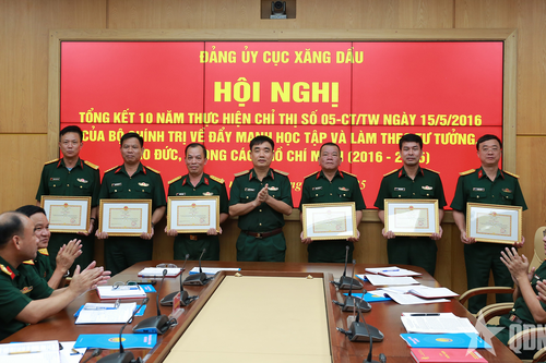 Cục Xăng dầu, Tổng cục Hậu cần-Kỹ thuật: Thực hiện Chỉ thị 05 đi vào chiều sâu, hiệu quả thực chất