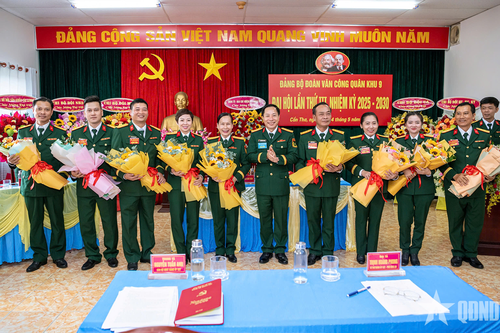 Đảng bộ Đoàn Văn công Quân khu 9: Tổ chức thành công đại hội lần thứ III, nhiệm kỳ 2025 – 2030