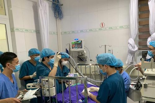 Trẻ 17 tháng tuổi suy hô hấp, ngừng tim do hóc kẹo lạc