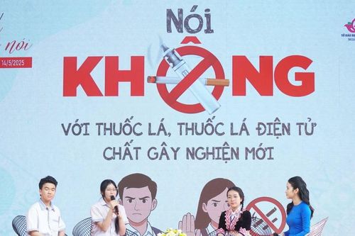 Học sinh lên tiếng nói không với thuốc lá, chất gây nghiện mới
