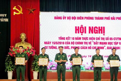 Bộ đội Biên phòng Hải Phòng đẩy mạnh học tập và làm theo tư tưởng, đạo đức, phong cách Hồ Chí Minh