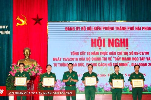 Bộ đội Biên phòng Hải Phòng đẩy mạnh học tập và làm theo lời Bác