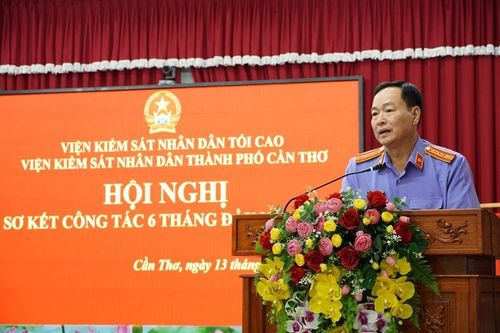 VKSND TP Cần Thơ tổ chức Hội nghị sơ kết công tác 6 tháng đầu năm 2025