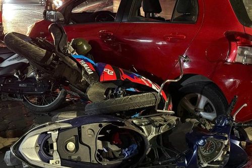 Vụ ôtô đâm 6 xe máy ở Hà Nội: Đình chỉ công tác trưởng công an xã Tam Hiệp