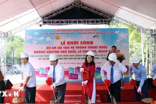 Khởi công dự án 352 tỷ đồng xóa 'rốn ngập' trên địa bàn Gò Vấp