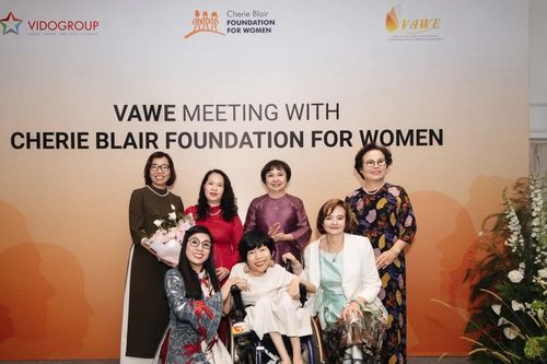 Quỹ Cherie Blair thúc đẩy hợp tác với Hiệp hội Nữ Doanh nhân Việt Nam