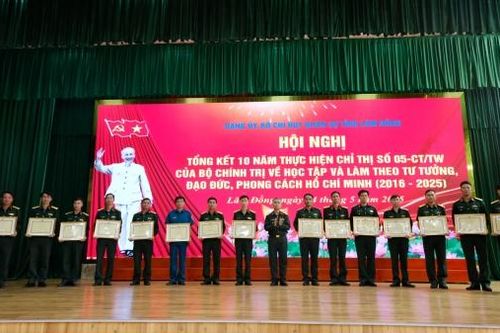 Bộ CHQS tỉnh tổng kết 10 năm thực hiện Chỉ thị số 05