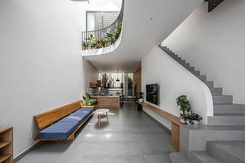 Vị trí không nên đặt cầu thang nhà ống, nếu đặt sẽ mất vượng khí và tài lộc vào nhà