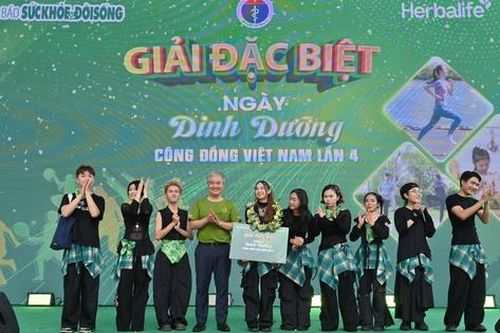 Tiết mục nhảy Vpop bùng nổ xuất sắc giành Giải Đặc biệt tại 'Ngày Dinh dưỡng cộng đồng Việt Nam' Lần 4