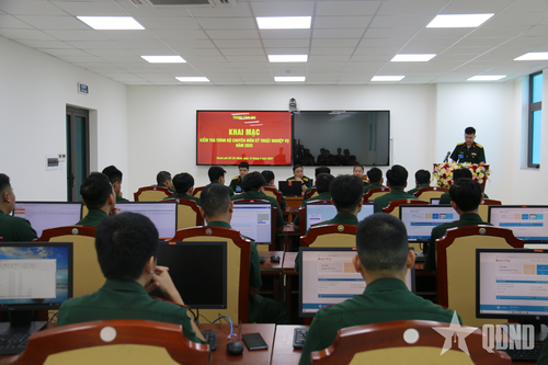 Bộ tư lệnh 86 kiểm tra trình độ chuyên môn kỹ thuật, nghiệp vụ năm 2025