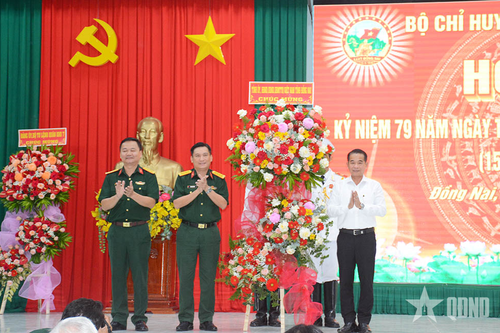 Bộ CHQS tỉnh Đồng Nai họp mặt kỷ niệm 79 năm Ngày truyền thống