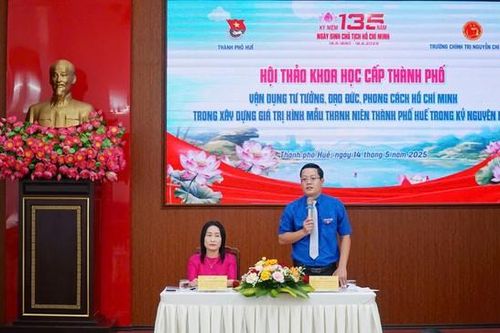 Thành phố Huế: Vận dụng tư tưởng Hồ Chí Minh trong xây dựng giá trị hình mẫu thanh niên