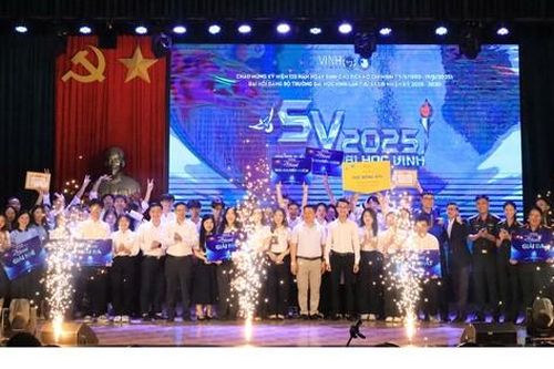Cuộc thi Sinh viên Trường Đại học Vinh 2025: Lan tỏa tinh thần yêu nước, khơi dậy khát vọng cống hiến trong kỷ nguyên số