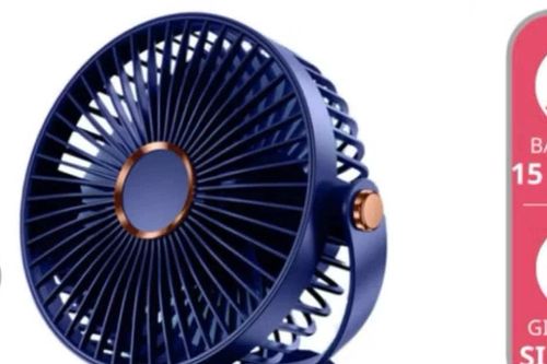 Có nên mua quạt tích điện kẹp bàn mini giá 75.000 đồng?