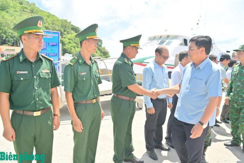 Bí thư Tỉnh ủy Kiên Giang thăm, kiểm tra tuyến biển, đảo thành phố Phú Quốc và huyện Kiên Hải
